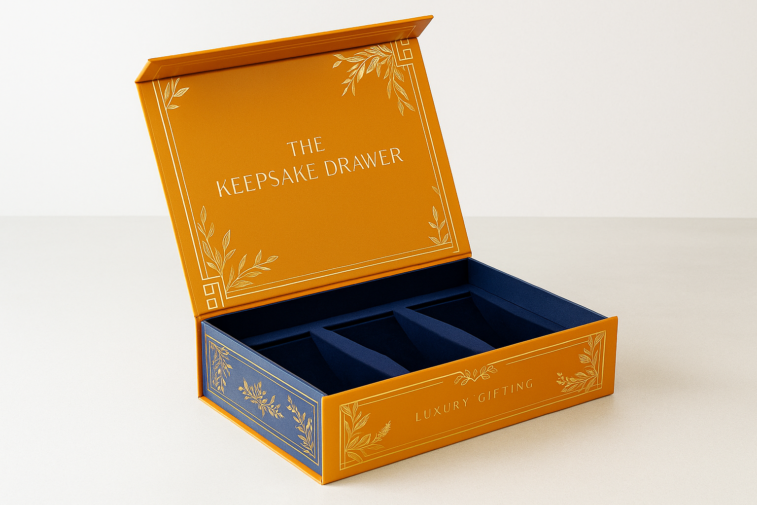 Magnetic keepsake boxes